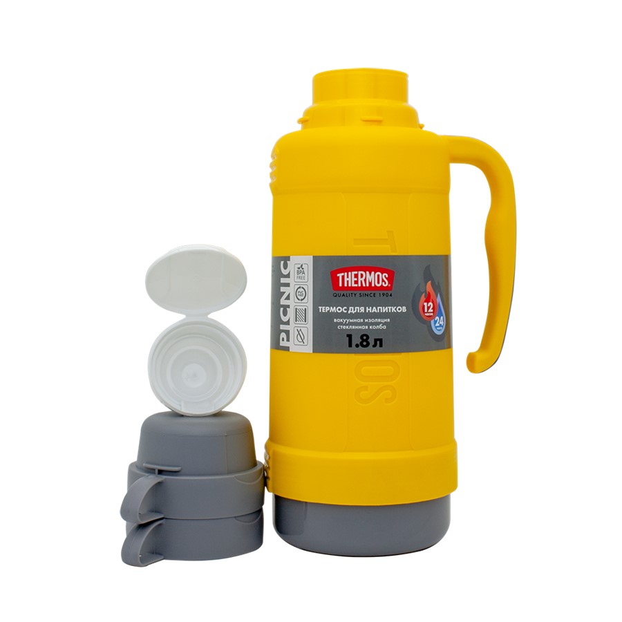 Термос для напитков THERMOS  PICNIC 40-180 Yellow
