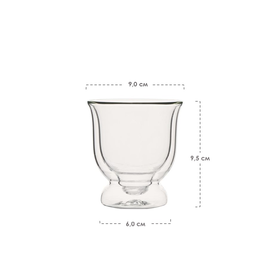 Стаканы из двойного стекла THERMOS Doubble Wall-200