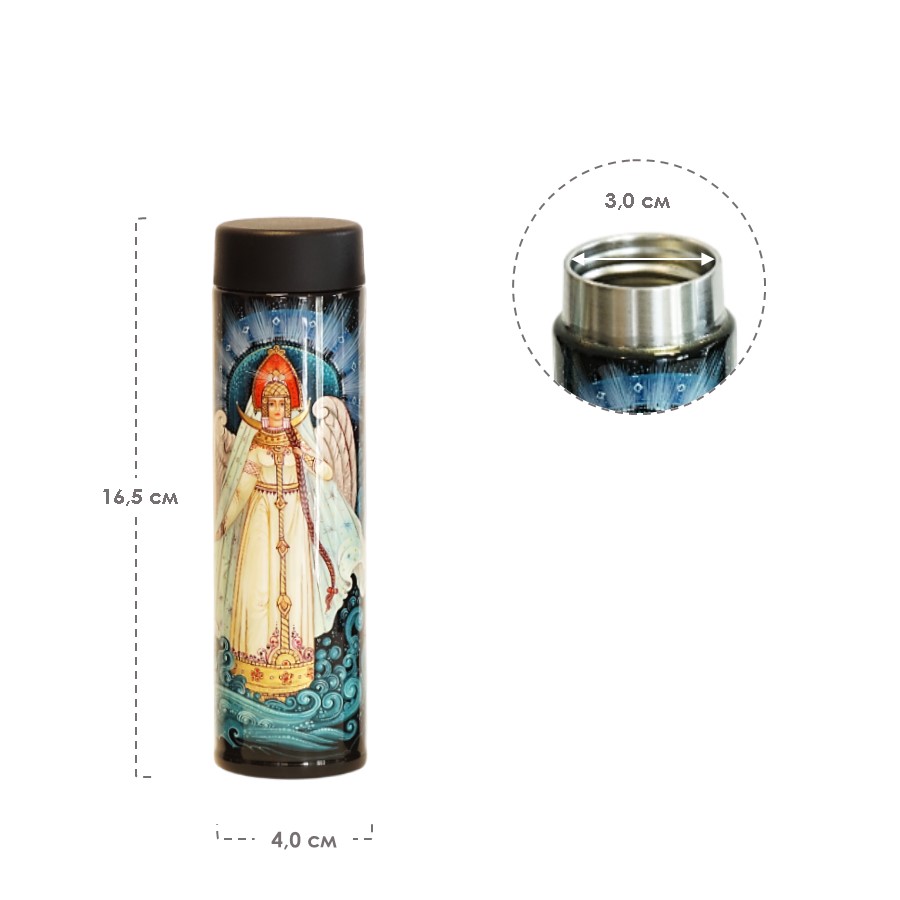 Термокружка THERMOS-ПАЛЕХ Царевна-Лебедь