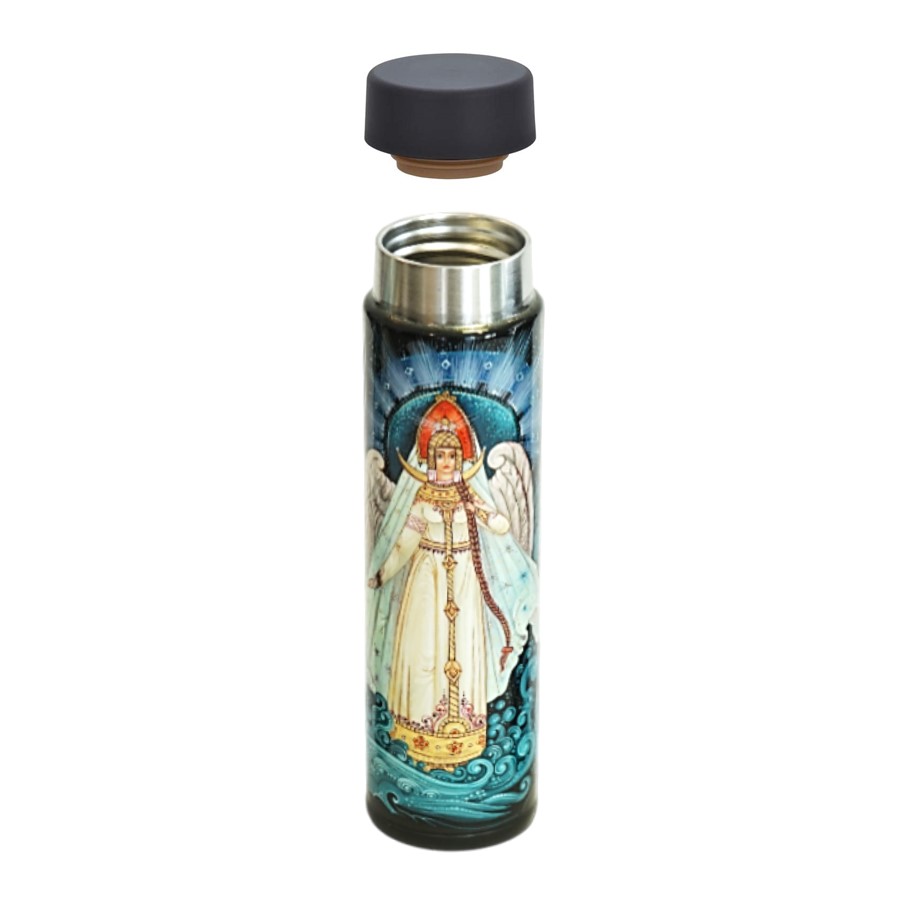 Термокружка THERMOS-ПАЛЕХ Царевна-Лебедь