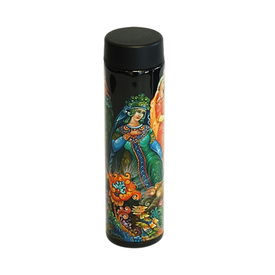 Термокружка THERMOS-ПАЛЕХ Каменный цветок 