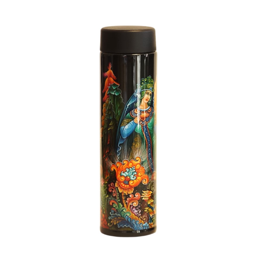 Термокружка THERMOS-ПАЛЕХ Каменный цветок 