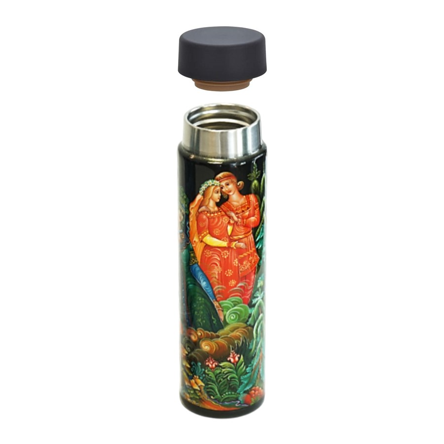 Термокружка THERMOS-ПАЛЕХ Каменный цветок 