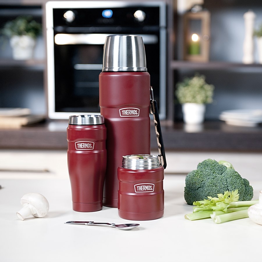 Термос для напитков THERMOS KING SK-2010 Rustic Red