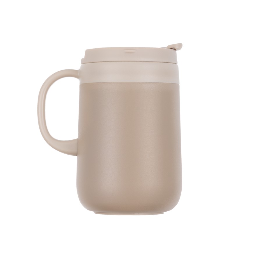 Классическая термокружка с 2 крышками THERMOcafe TCCM-460SY (LT)