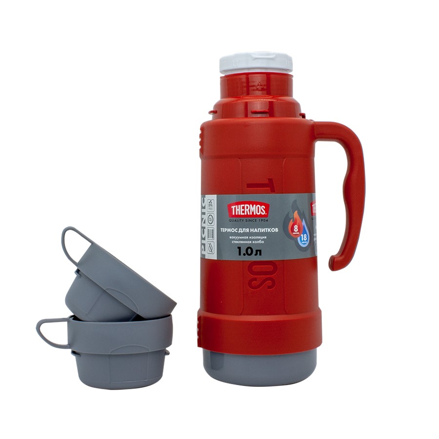 Термос для напитков THERMOS PICNIC 40-100 Red