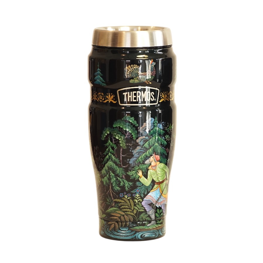 Термокружка THERMOS-ПАЛЕХ На охоте