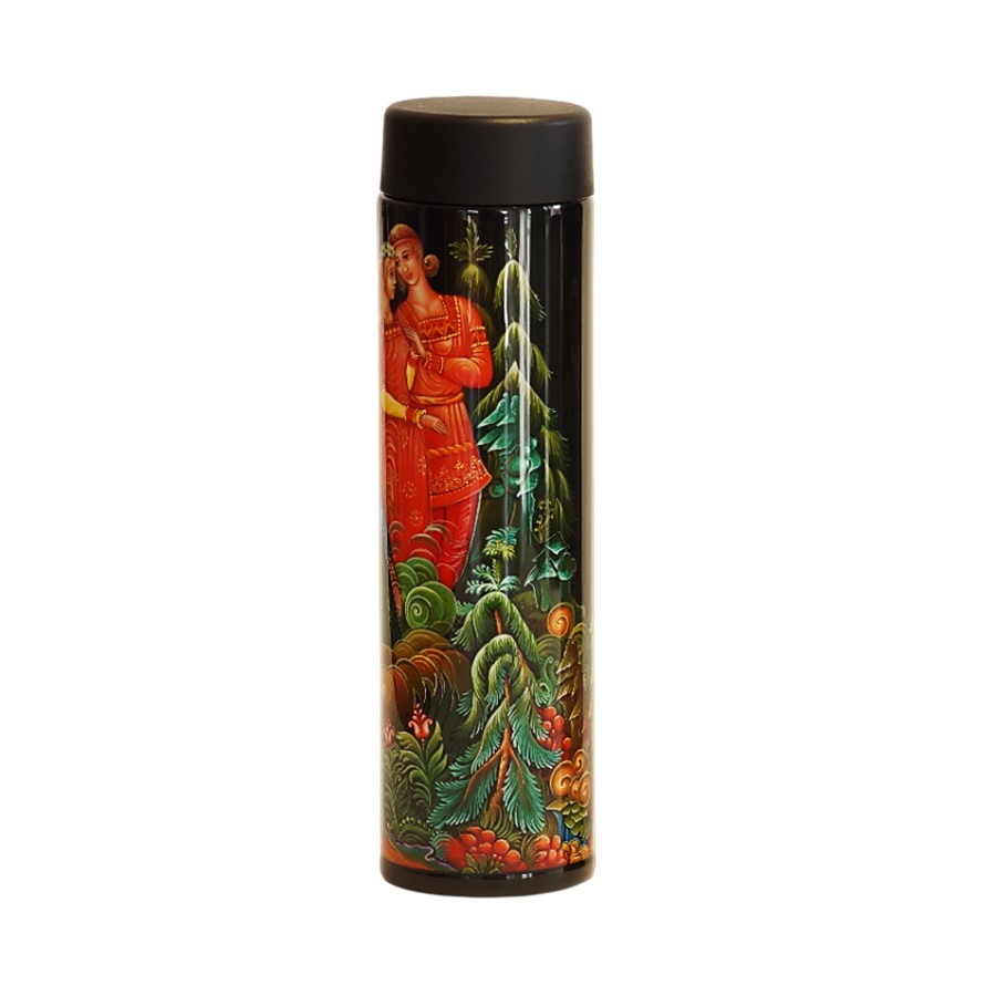 Термокружка THERMOS-ПАЛЕХ Каменный цветок 