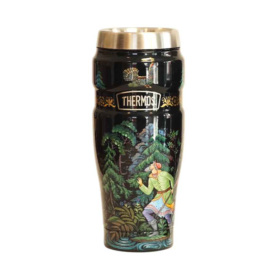 Термокружка THERMOS-ПАЛЕХ На охоте