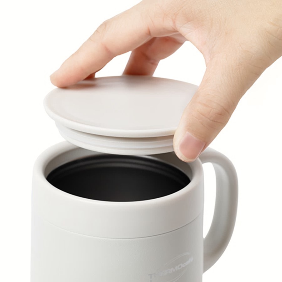 Классическая термокружка с 2 крышками THERMOcafe TCCM-460SY (WGY)