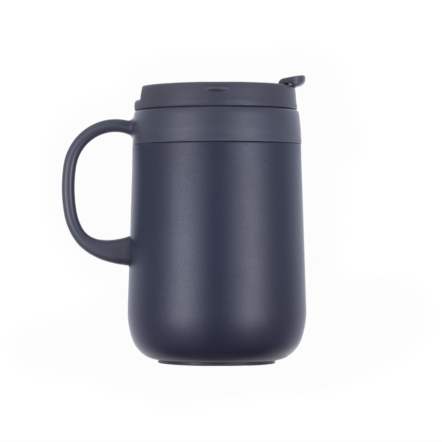 Классическая термокружка с 2 крышками THERMOcafe TCCM-460SY (OGY)