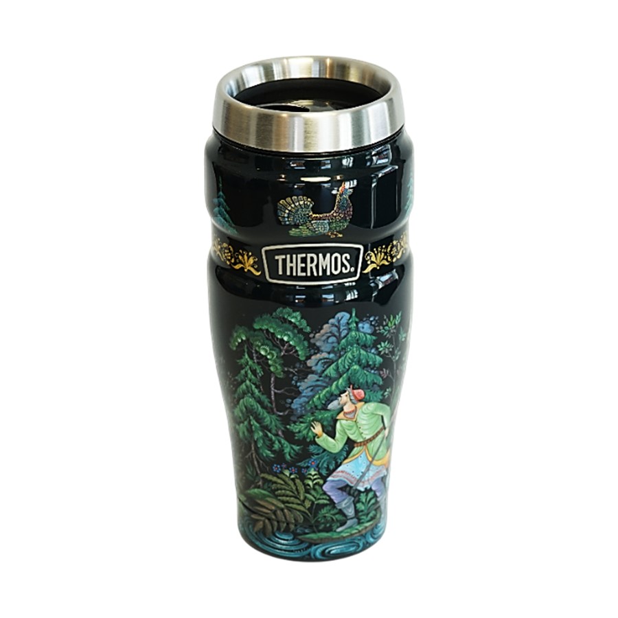 Термокружка THERMOS-ПАЛЕХ На охоте