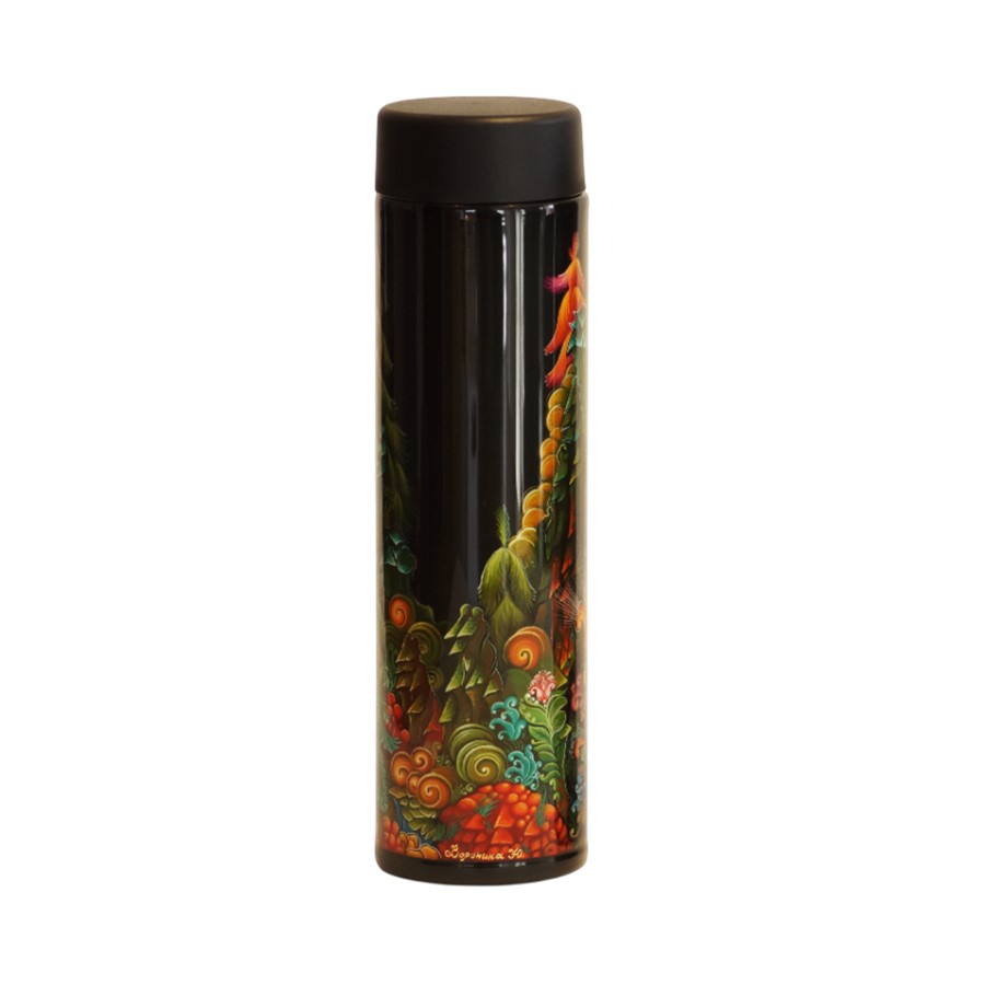 Термокружка THERMOS-ПАЛЕХ Каменный цветок 