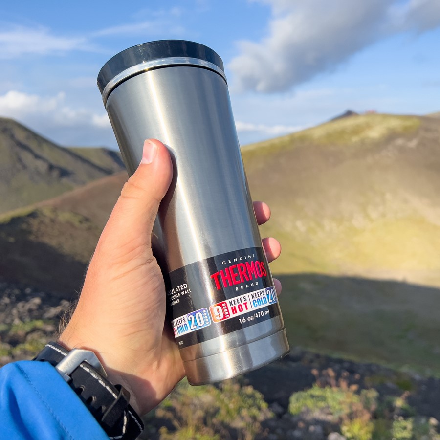 Термокружка c креплением для пакетика чая THERMOS NS-105 BK