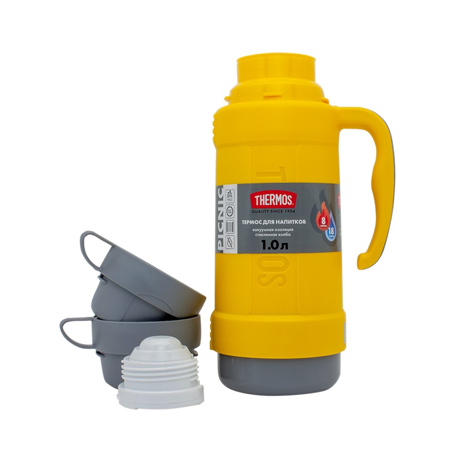 Термос для напитков THERMOS  PICNIC 40-100 Yellow