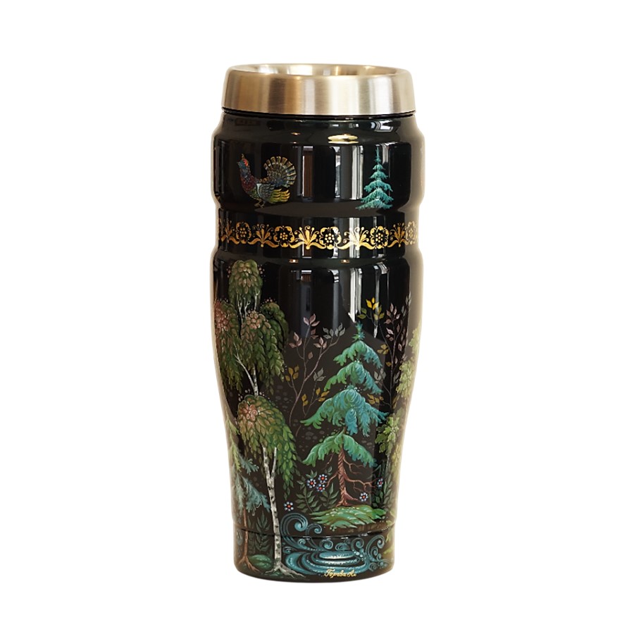 Термокружка THERMOS-ПАЛЕХ На охоте