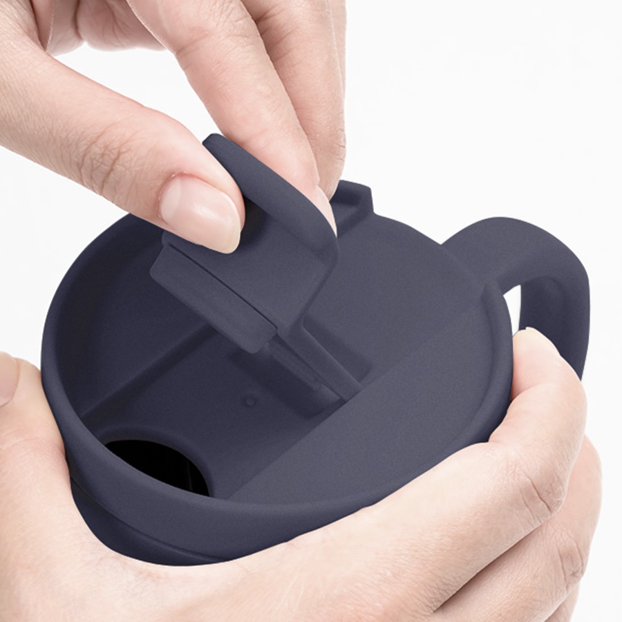 Классическая термокружка с 2 крышками THERMOcafe TCCM-460SY (OGY)
