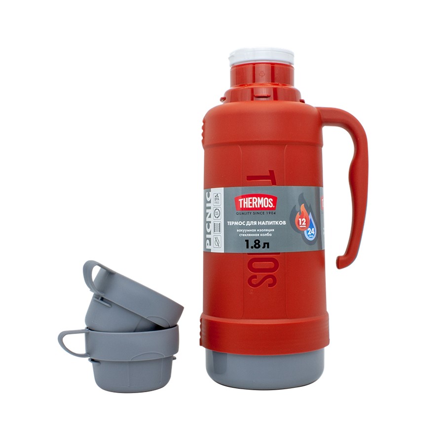 Термос для напитков THERMOS PICNIC 40-180 Red