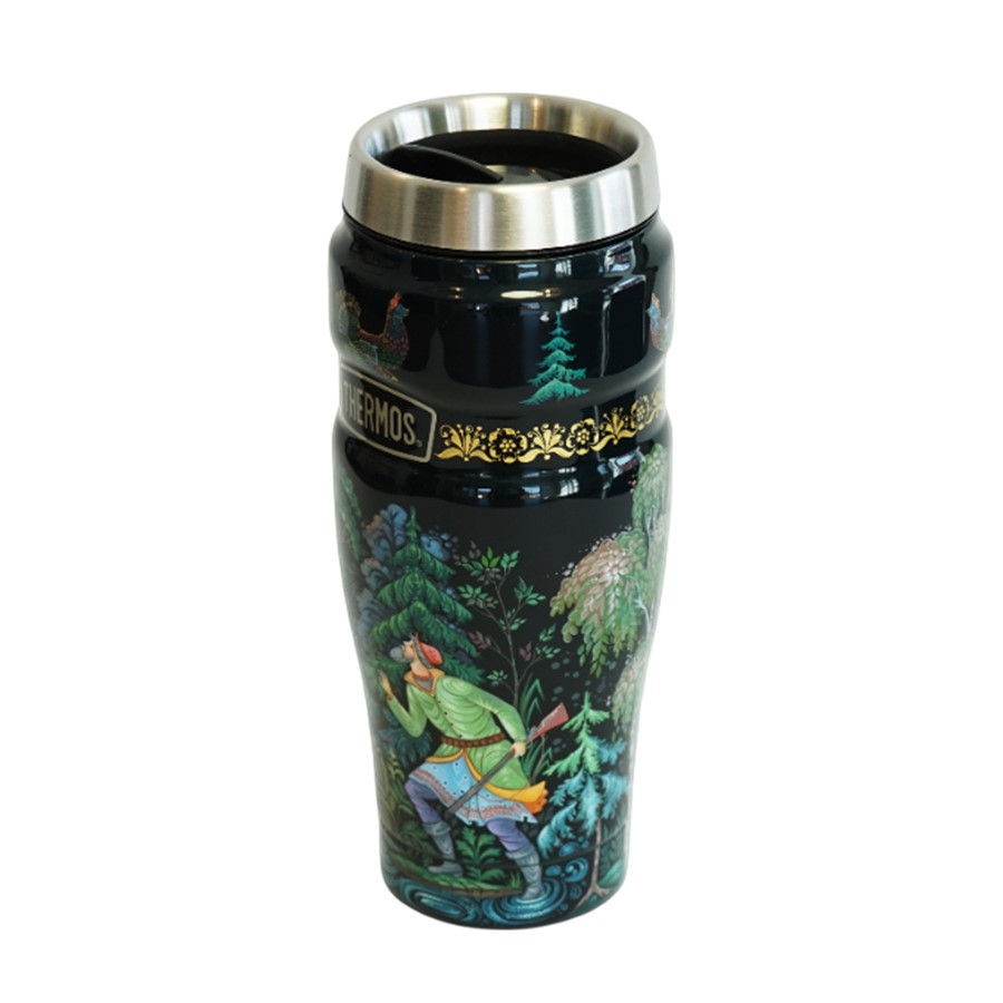 Термокружка THERMOS-ПАЛЕХ На охоте