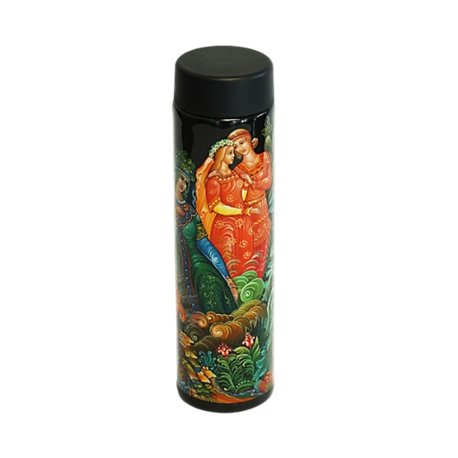 Термокружка THERMOS-ПАЛЕХ Каменный цветок 