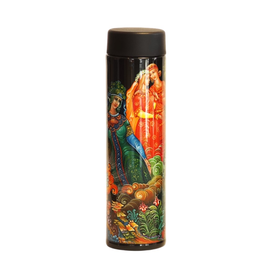 Термокружка THERMOS-ПАЛЕХ Каменный цветок 