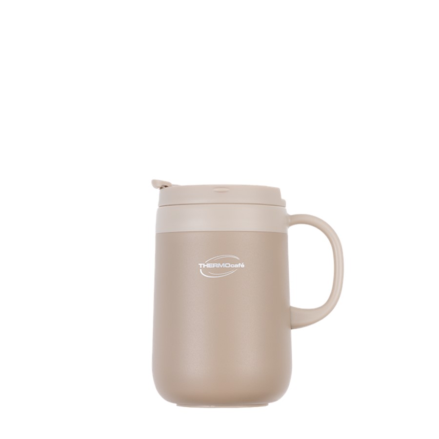 Классическая термокружка с 2 крышками THERMOcafe TCCM-460SY (LT)