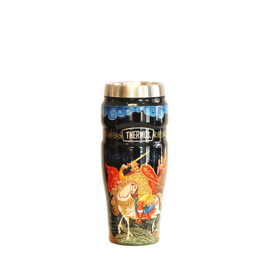 Термокружка THERMOS-ПАЛЕХ Добрыня Никитич и Змей Горыныч