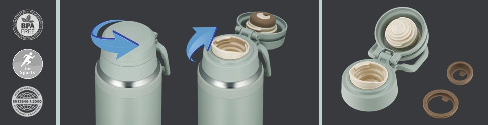Термокружка THERMOS JOY откидная крышка